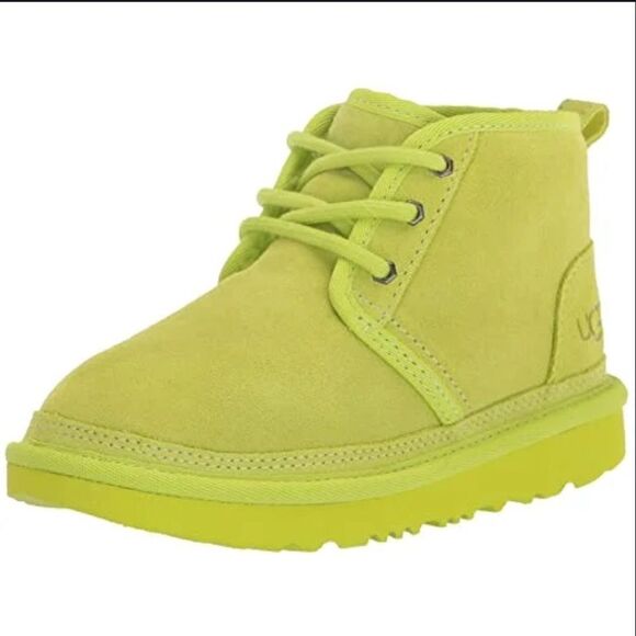 UGG NEUMEL Lime Green Woman’s Boots Size 5 - Picture 4 of 7